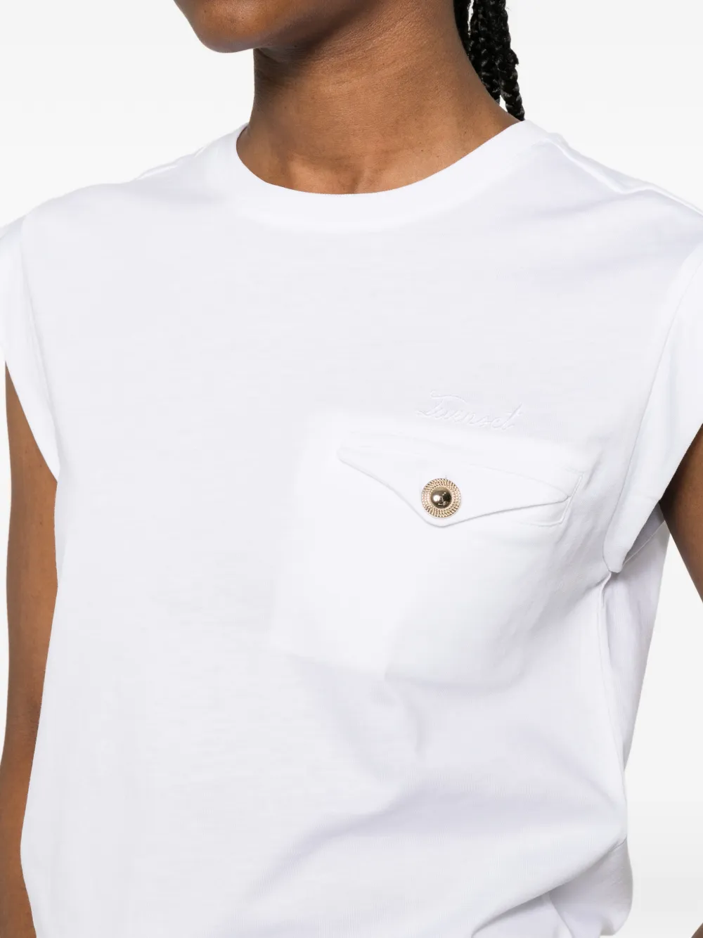 TWINSET Katoenen T-shirt Wit