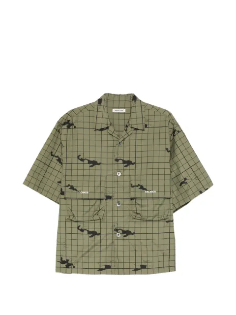 Undercover checked-pattern shirt