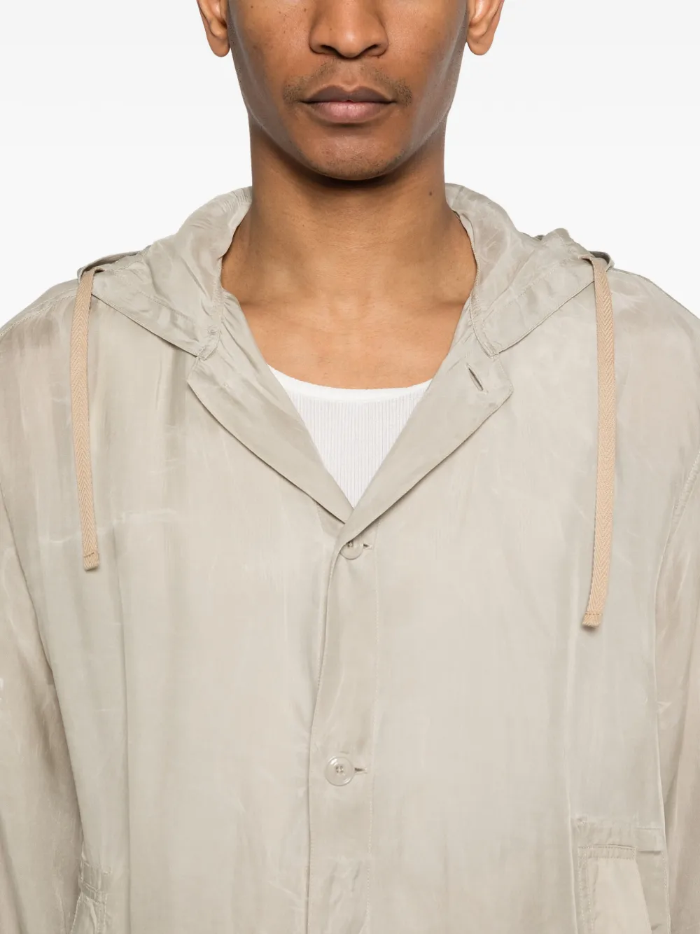 OUR LEGACY Overhemd met capuchon Beige