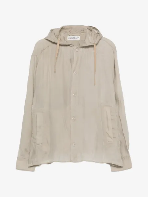 OUR LEGACY Rover hooded shirt