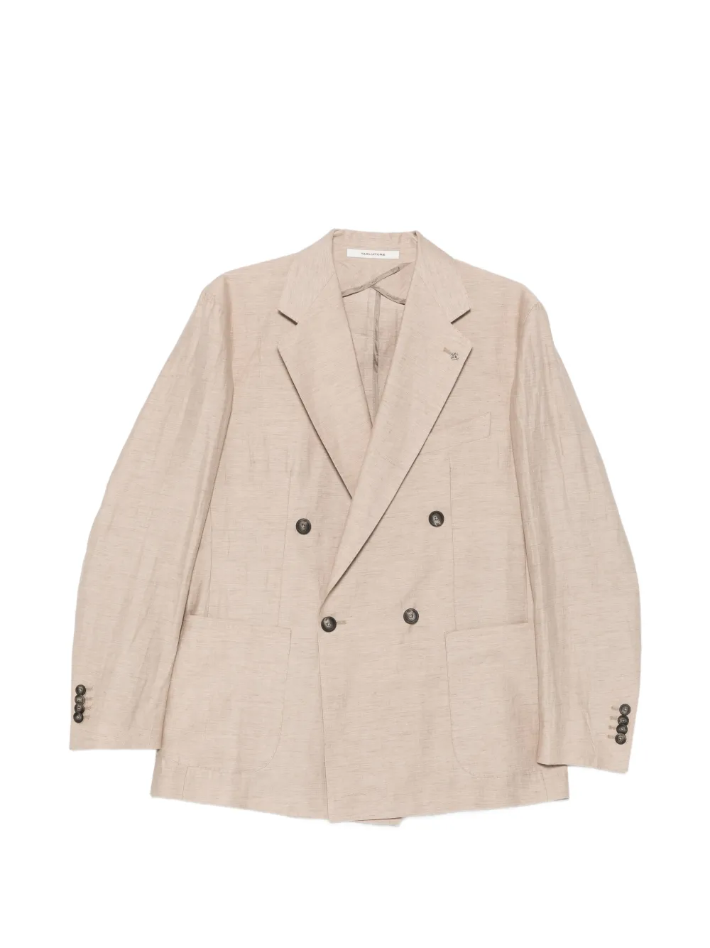 Tagliatore Norman double-breasted pleated suit - Toni neutri