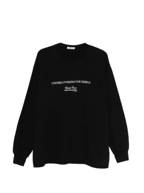 Undercover long-sleeved round-neck sweater