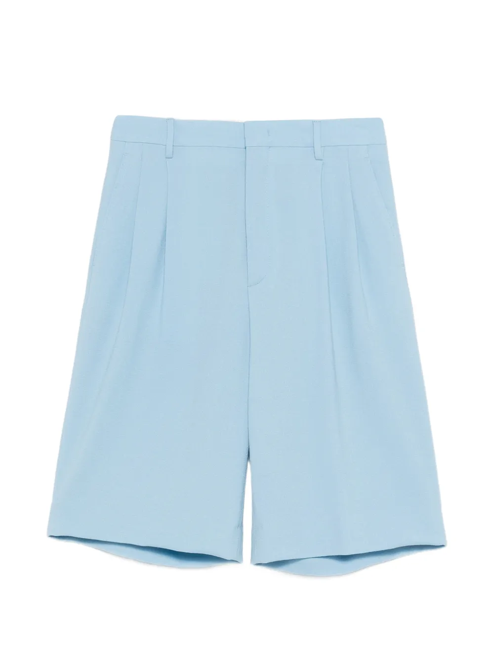 Tagliatore pleated shorts - Blau