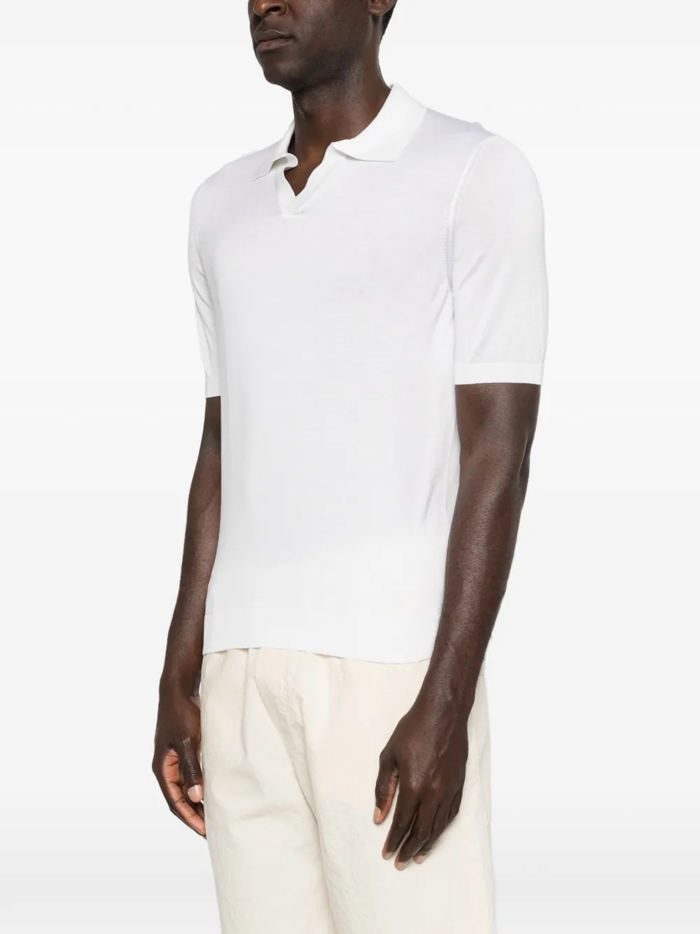Tagliatore Keith T-shirt met korte mouwen Wit