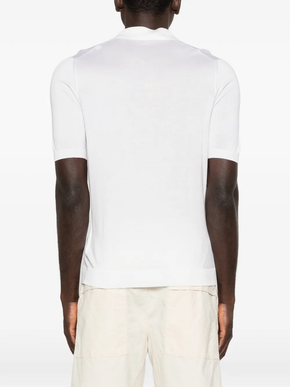 Tagliatore Keith T-shirt met korte mouwen Wit