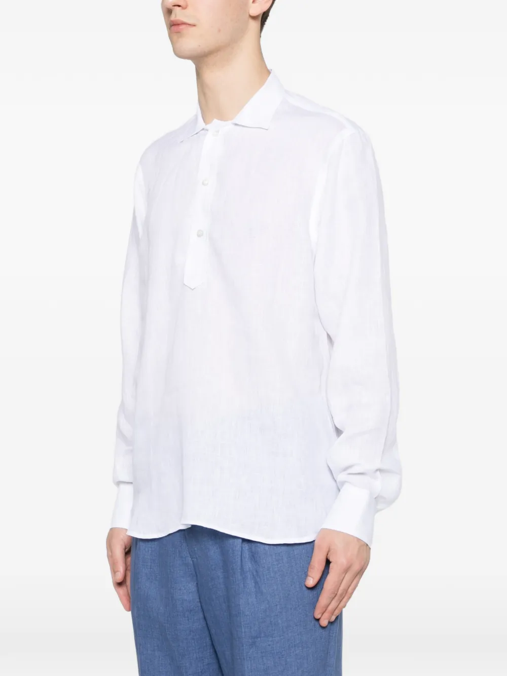 Tagliatore Button-up overhemd Wit