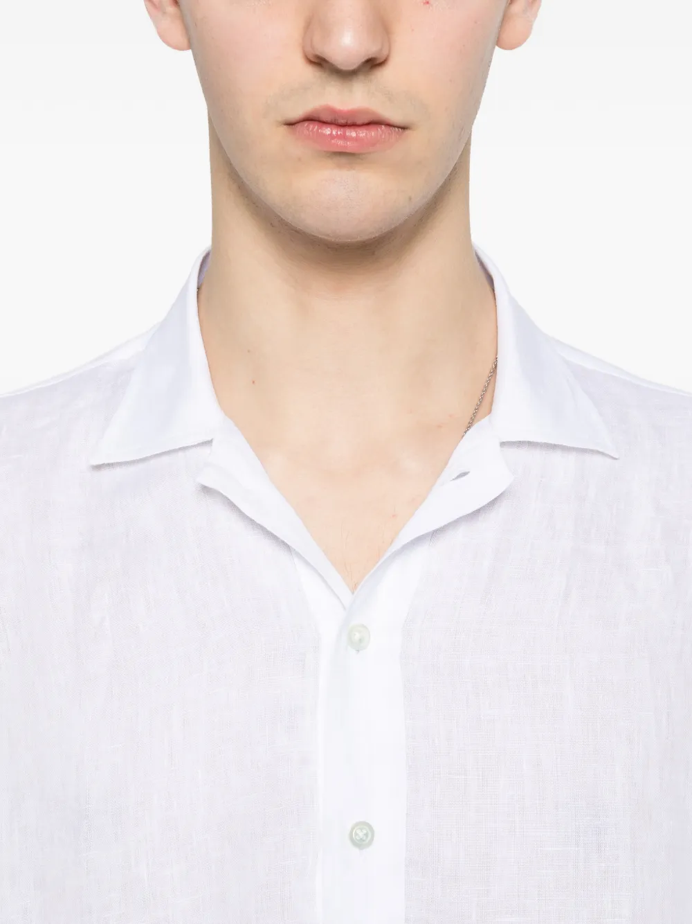 Tagliatore Button-up overhemd Wit