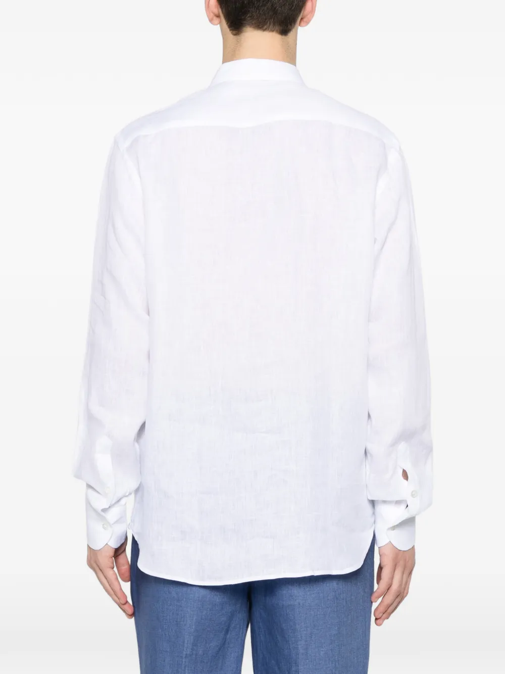 Tagliatore Button-up overhemd Wit