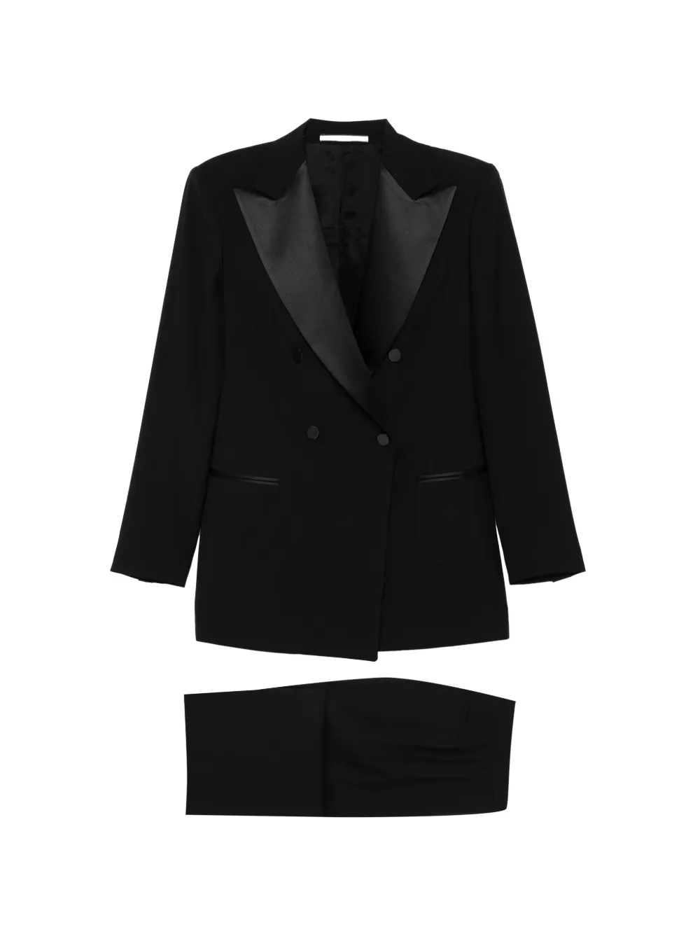 Tagliatore Elenia double-breasted suit - Schwarz