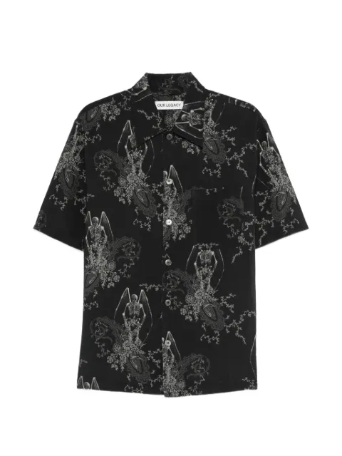 OUR LEGACY patterned short-sleeve shirt