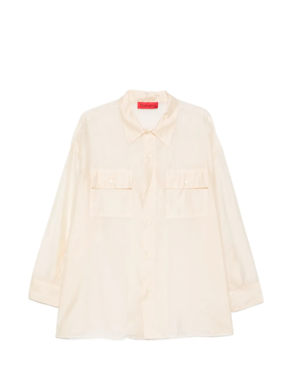 THELATEST Daria chest-pocket buttoned shirt - Nude