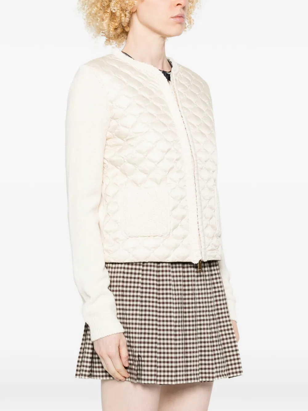 Moncler Gewatteerd jack Beige