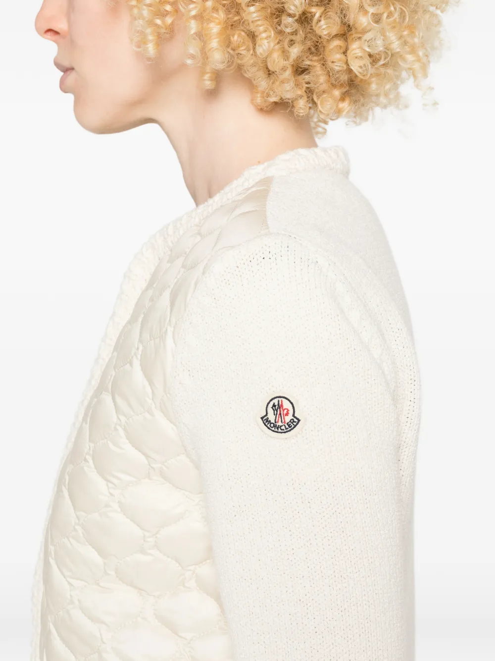 Moncler Gewatteerd jack Beige