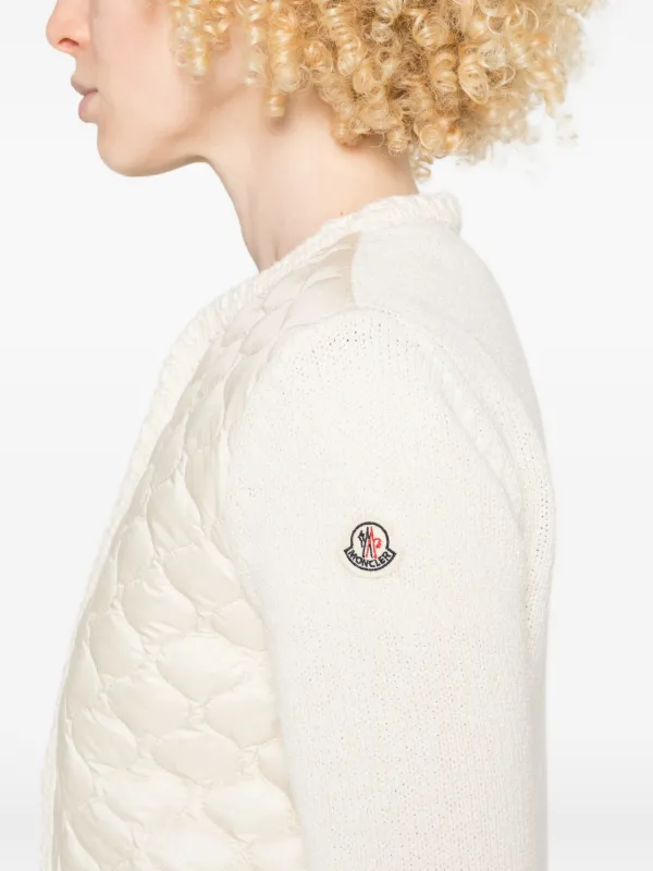 Moncler キルティング ジャケット | ニュートラル | FARFETCH JP