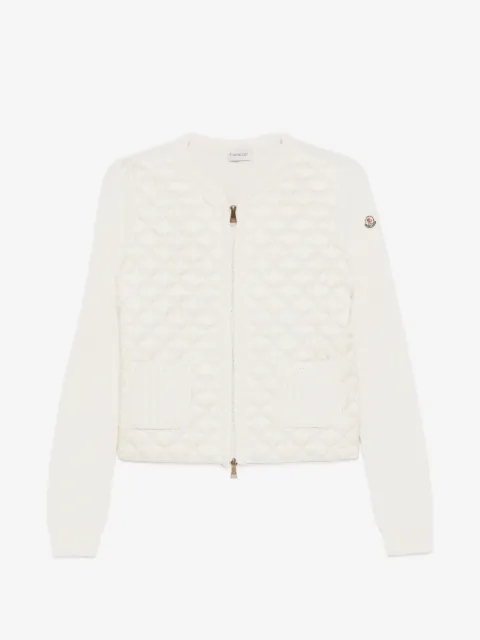 Moncler quilted zip jacket