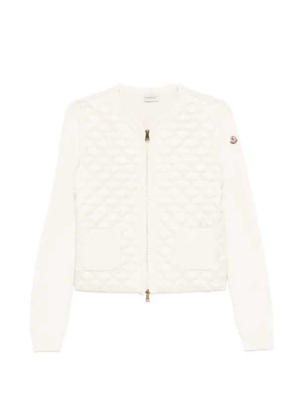 Moncler キルティング ジャケット | ニュートラル | FARFETCH JP