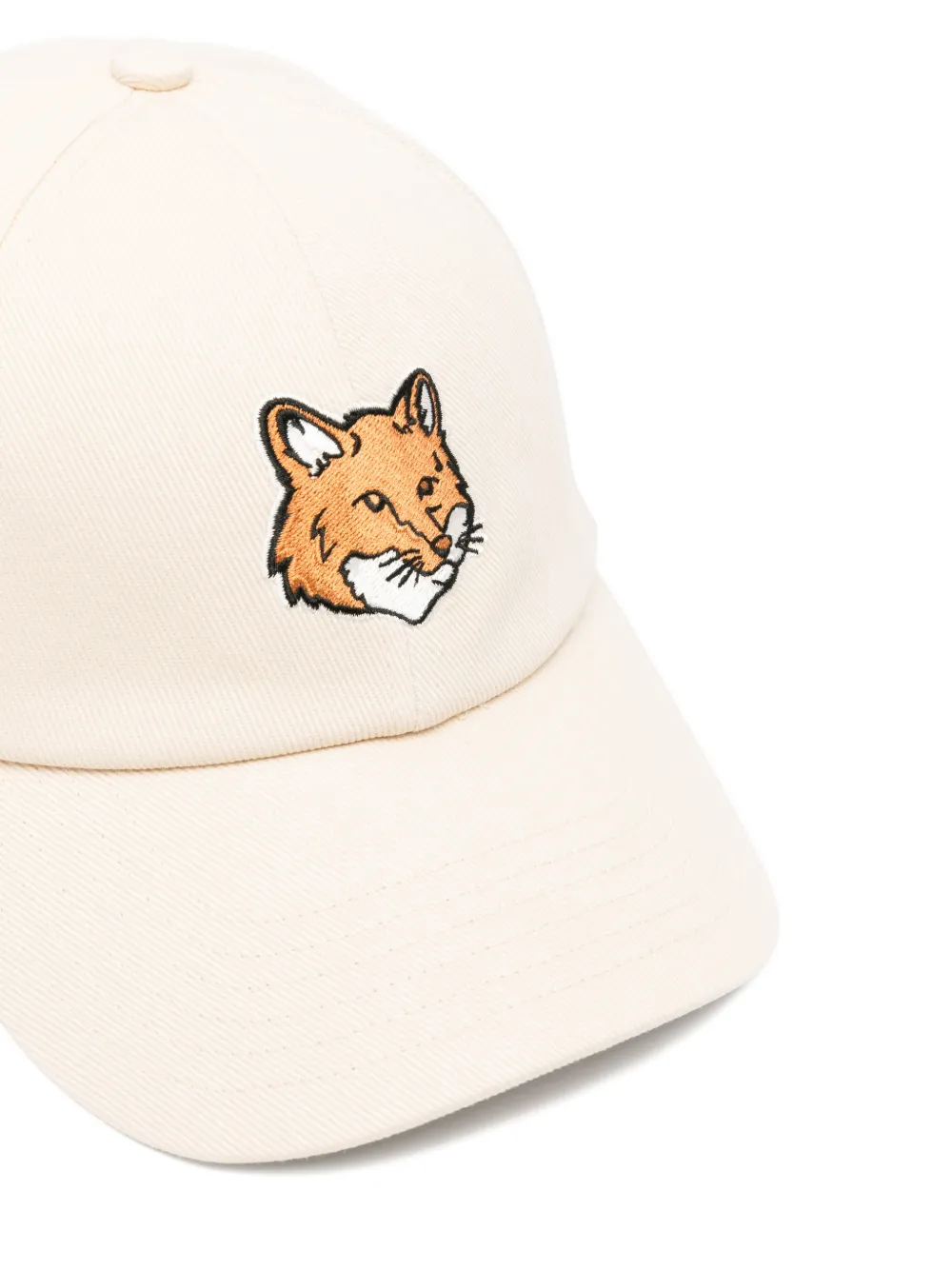  Maison Kitsuné Logo-motif Baseball Cap - Neutrals 