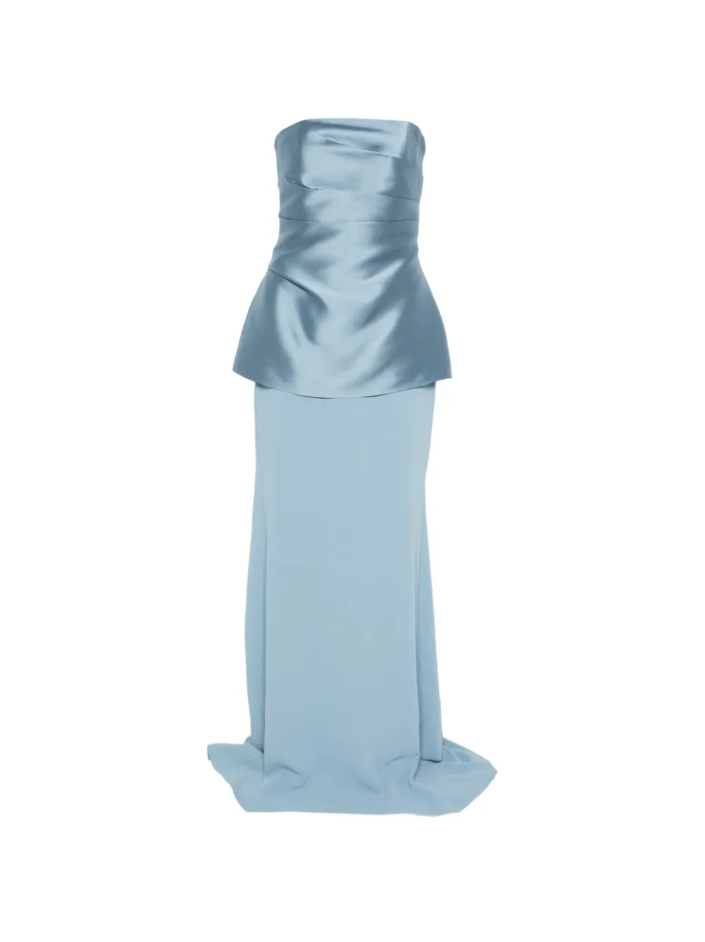 Solace London Alia strapless maxi dress - Blu
