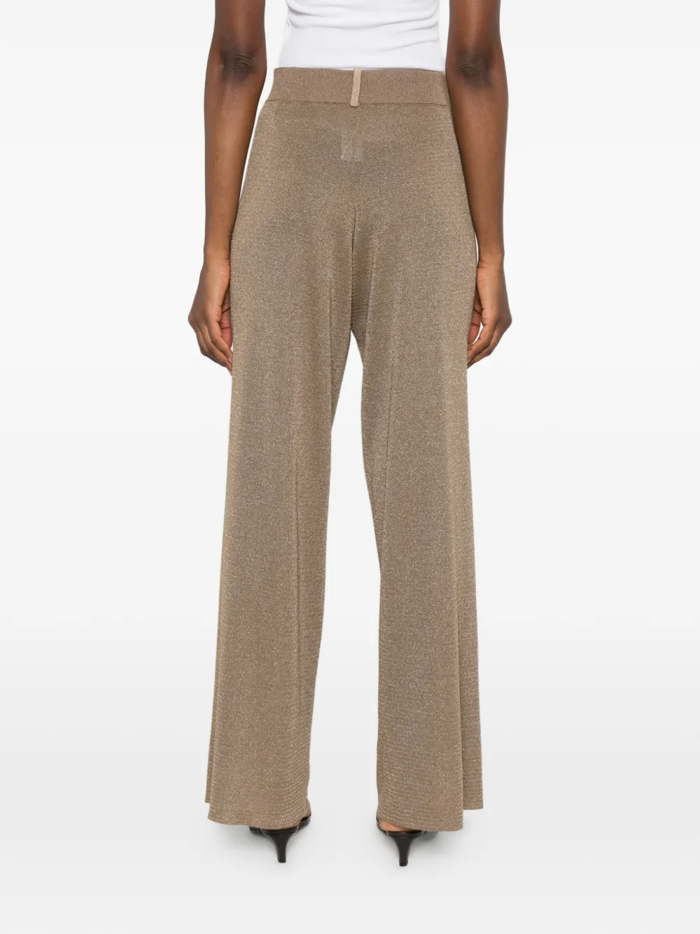 Fabiana Filippi Gebreide broek Bruin