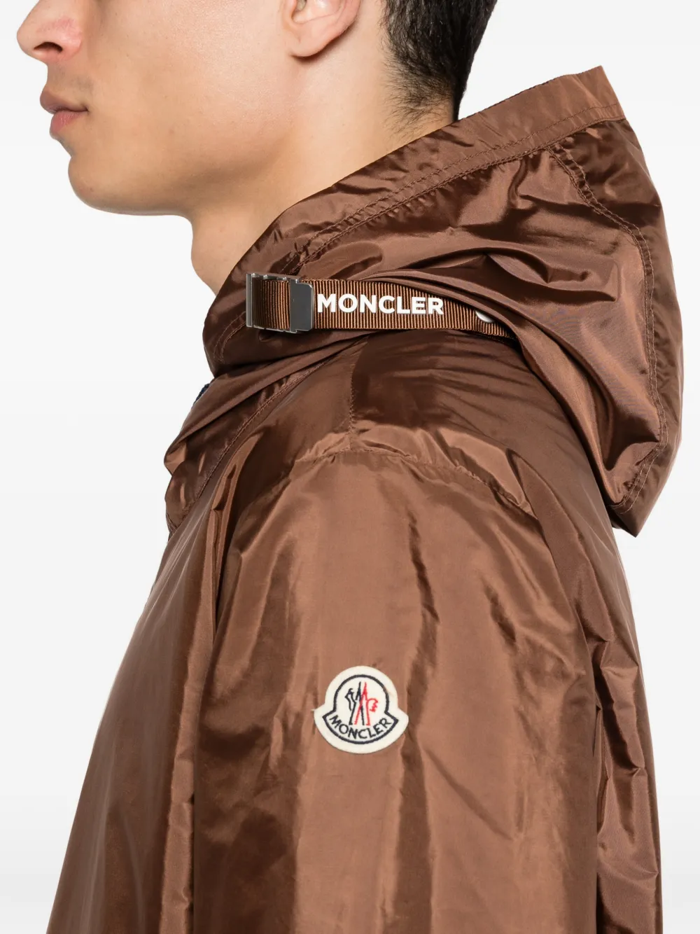 Moncler Remoray windjack met capuchon Bruin