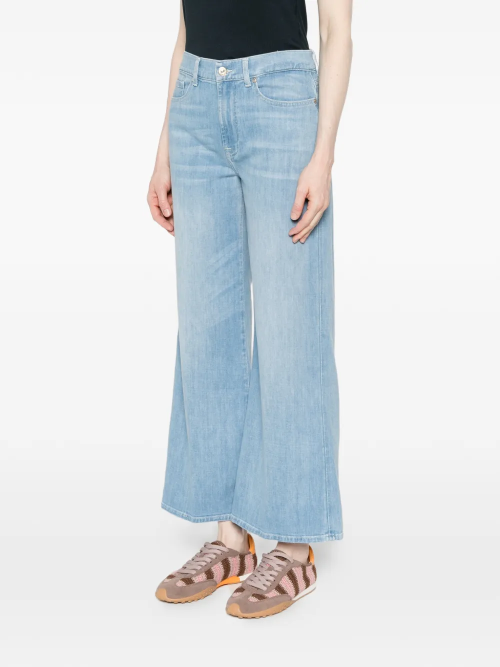  Seven Cropped Jeans - Blue 