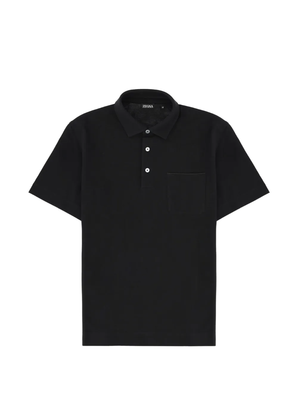 Zegna pocket polo shirt - Nero