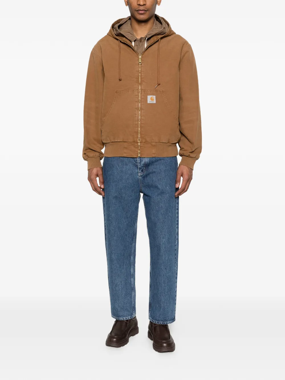 Carhartt WIP Jack met capuchon Bruin
