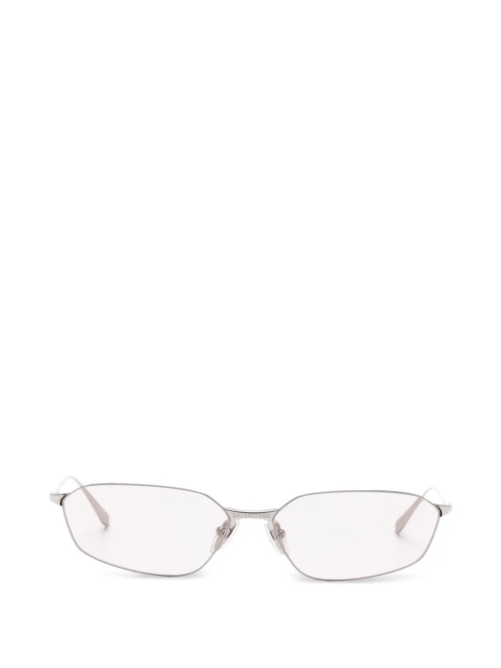 Balenciaga Eyewear Invisible 2.0 geometric-frame sunglasses - Argento