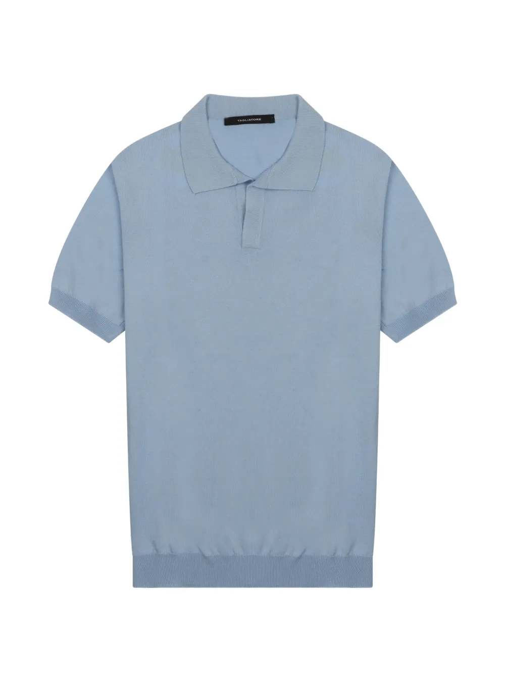 Tagliatore polo-collar T-shirt - Blu