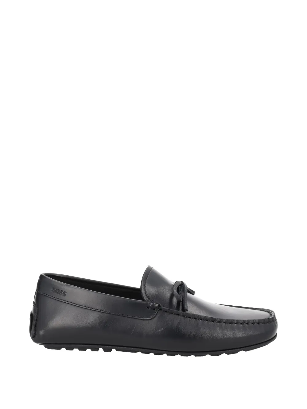 BOSS bow-detail loafers - Nero