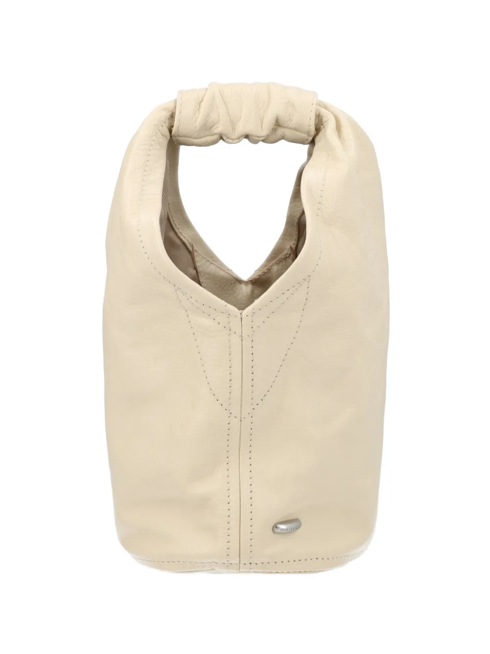 OUR LEGACY gathered handle tote bag - Toni neutri