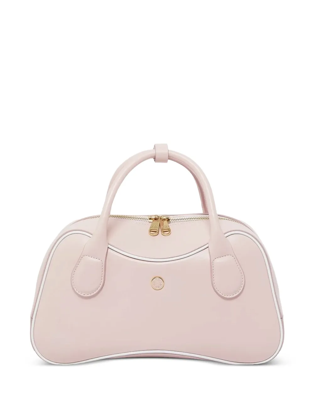 Casablanca micro leather bowling bag - Rosa