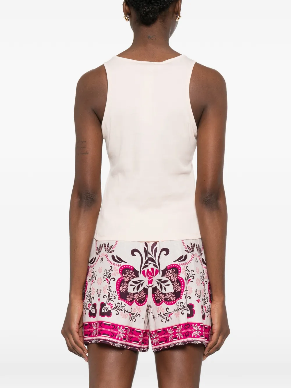 TWINSET Tanktop met uitgesneden detail Roze