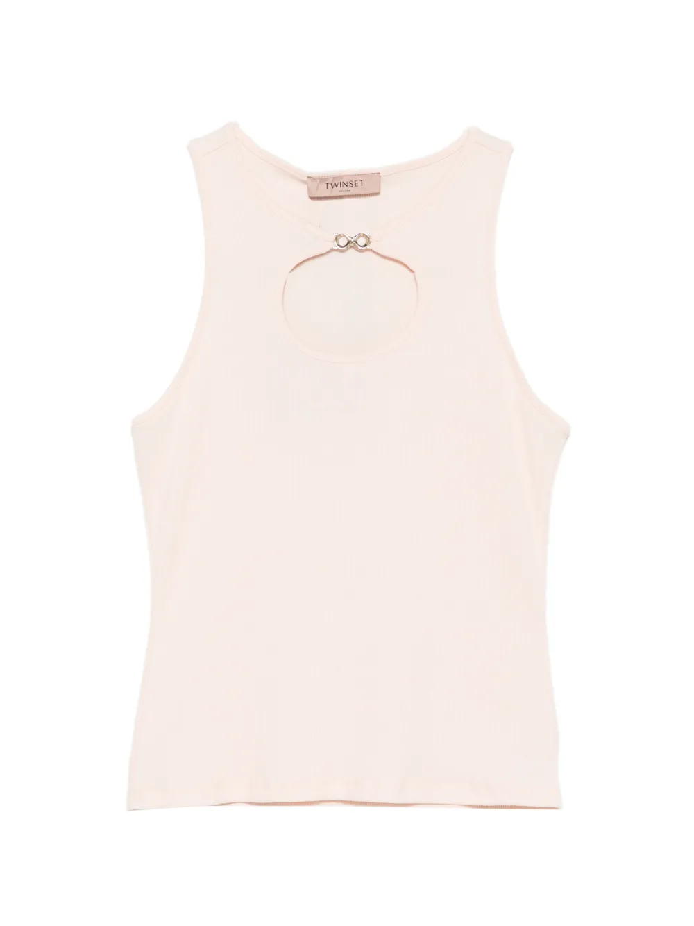 TWINSET cutout-detail top - Rosa