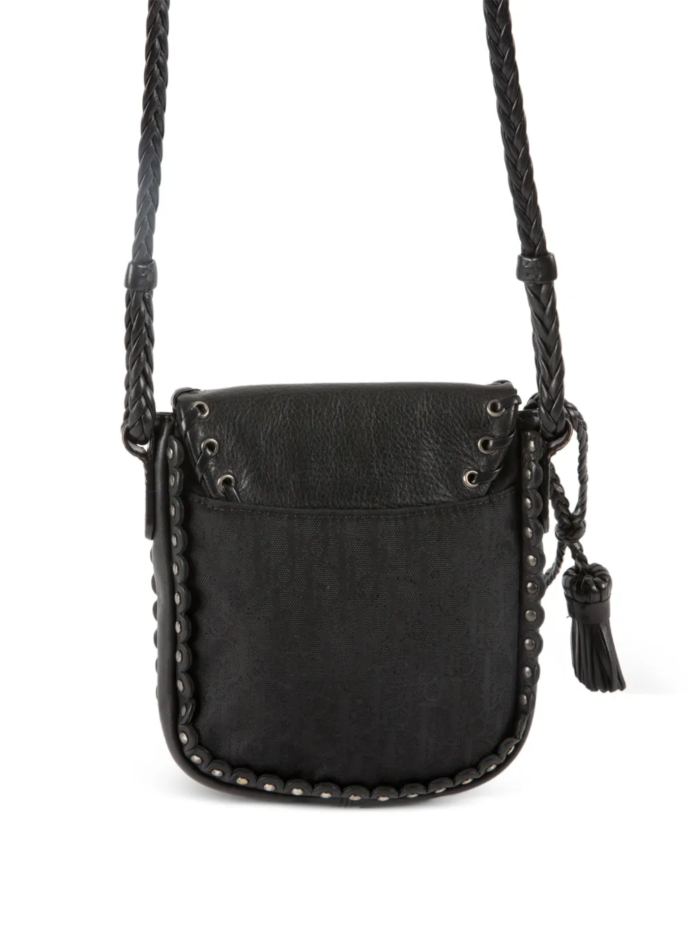  Christian Dior Pre-owned 2000s Mini Heart Charm Tote Bag - Black 
