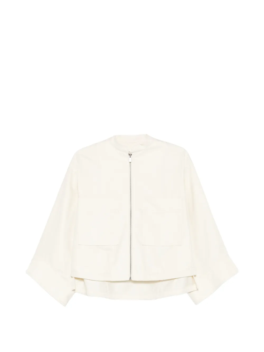 Zipped Wide-Sleeve Jacket