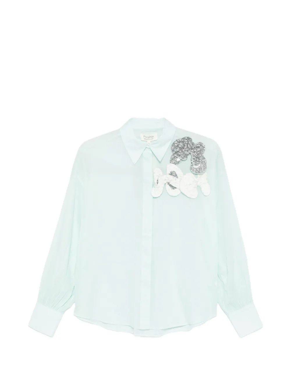 PSOPHIA embellished shirt - Blue