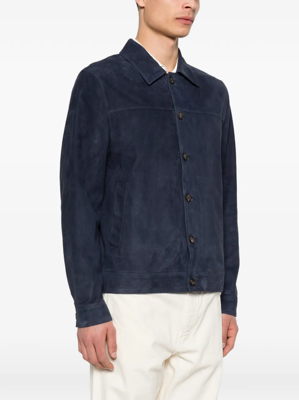 Eleventy Jas met knopen Blauw