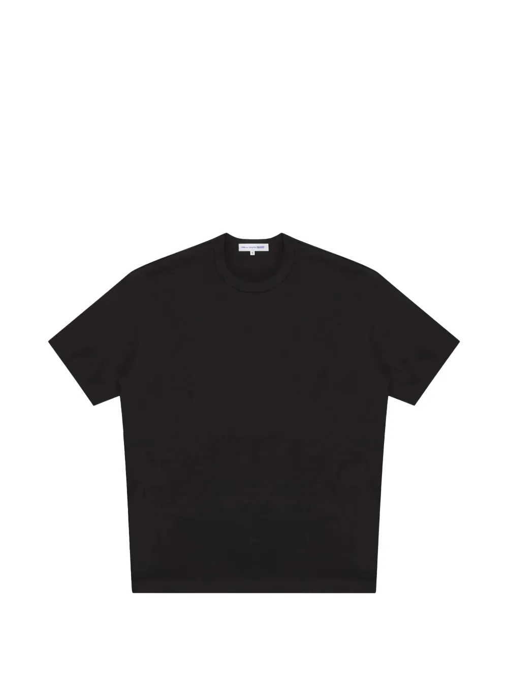 Comme Des Garçons Shirt side-zip T-shirt - Schwarz