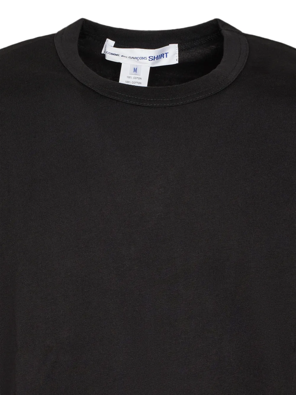 Comme Des Garçons Shirt T-shirt met logoprint Zwart