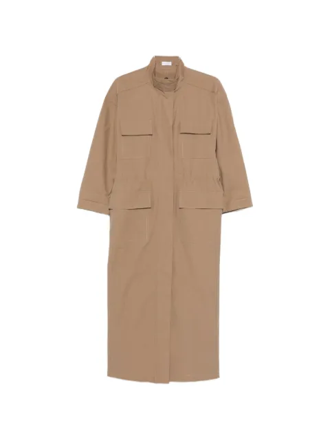 Brunello Cucinelli flap-pocket maxi dress