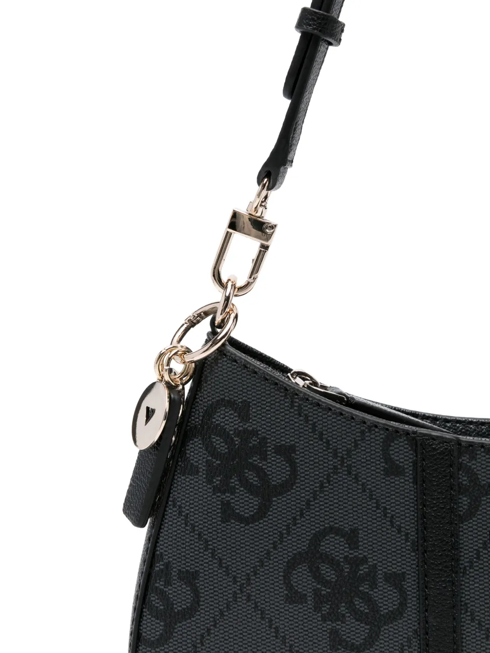 Noelle Patterned Charm Shoulder Bag