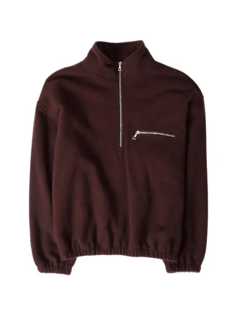 Rier zip-neck polo top