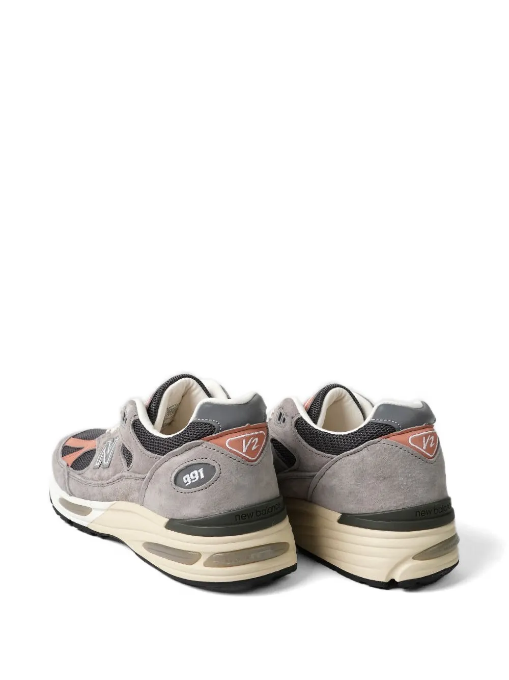 New Balance 991v2 mesh sneakers Grijs