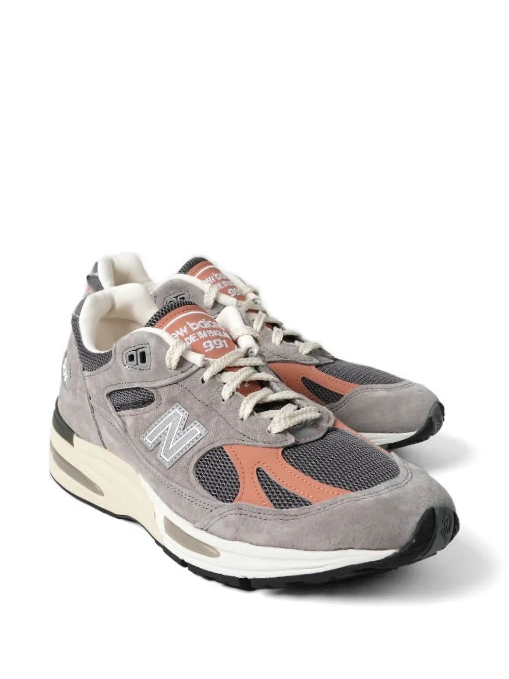 New Balance 991v2 mesh sneakers Grijs