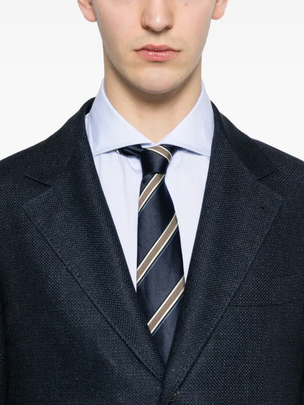 Brunello Cucinelli single-breasted Suit | Blue | FARFETCH