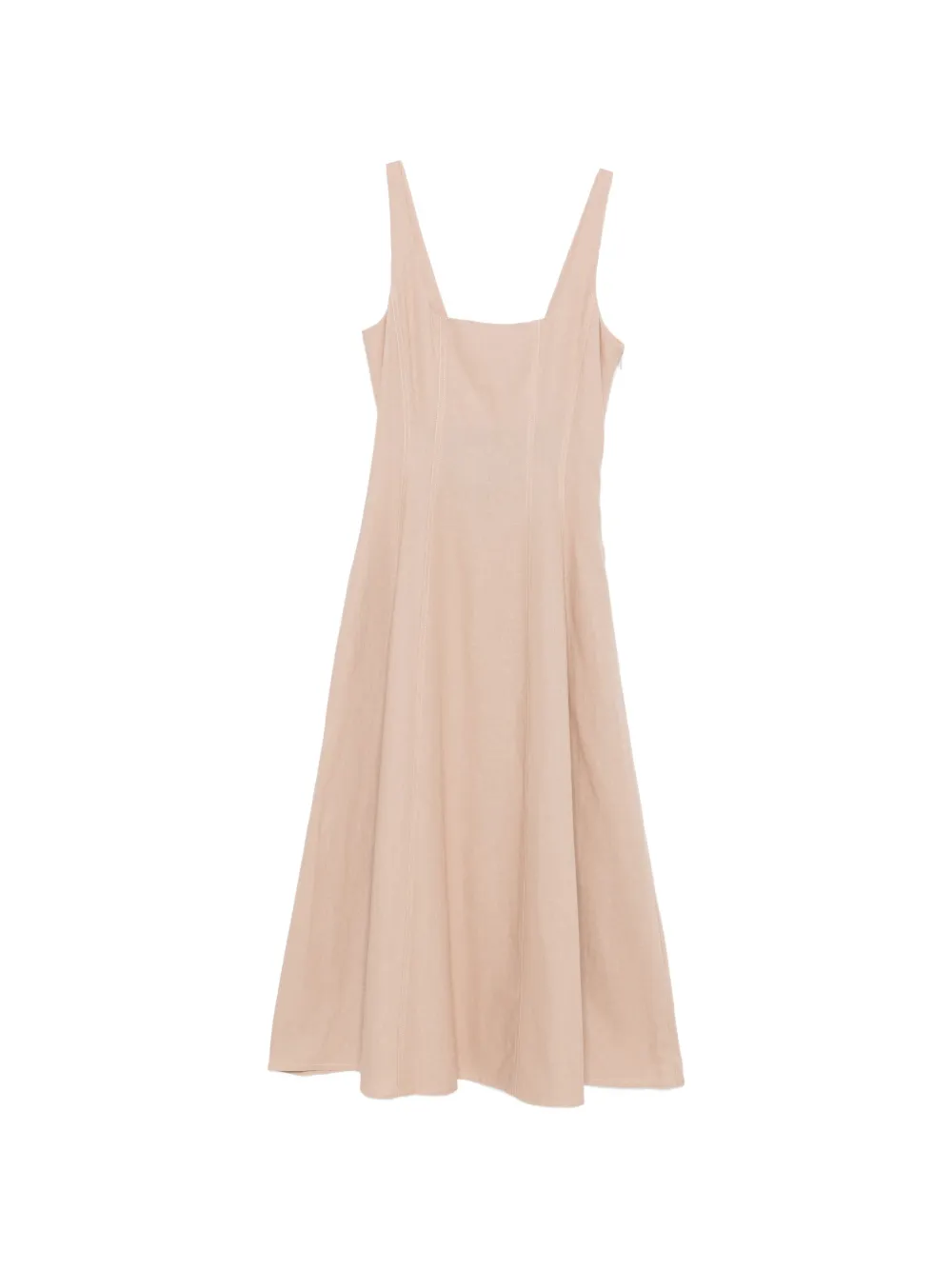 TWINSET panelled midi dress - Toni neutri