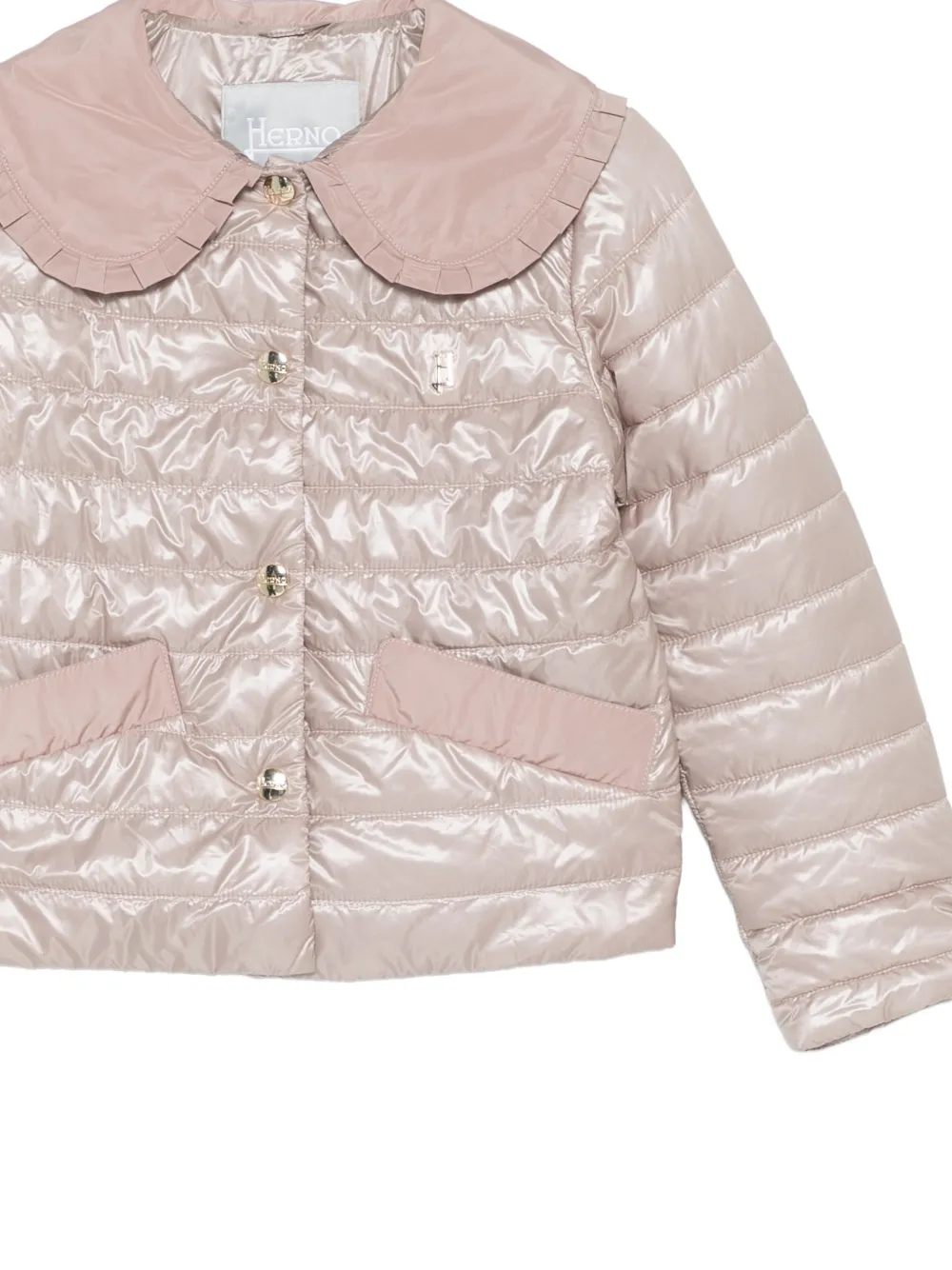 Ruffled Quilted Jacket