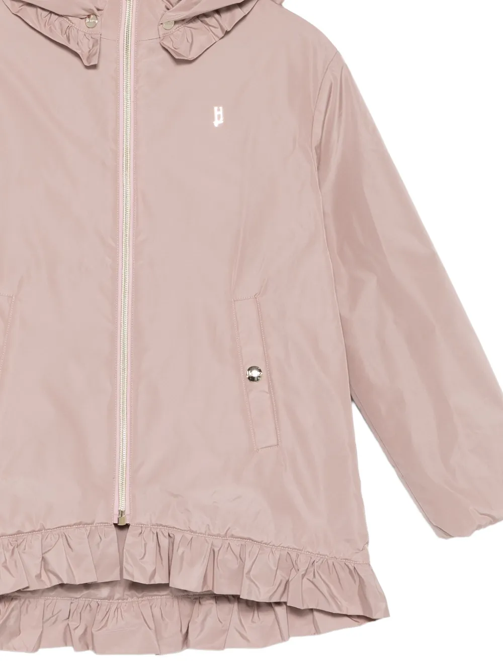  Herno Kids Chaqueta Con Capucha - Rosa 