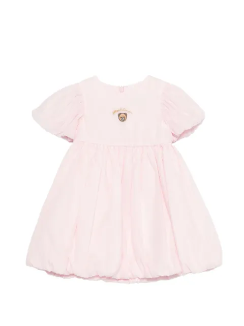 Moschino Kids robe à motif de nounours brodé